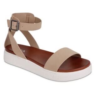 MIA Ellen Round Toe Platform sandals sand tan - 8.5
